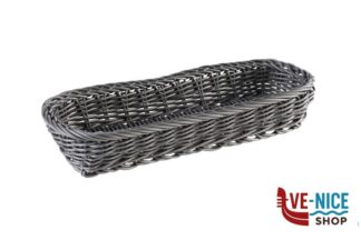 porta posate ECONOMIC-CESTINO PORTAPOSATE POLIPROPILENE ANTRACITE CM 27X10 H.4,5 APS  ASSHEUER POTT GMBH E CO KG