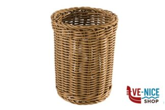 0 ECONOMIC-PORTAPOSATE E PORTAGRISSINI ALTO TONDO IN POLIPROPILENE CM.12 H.15 COLORE MARRONE 40012 APS ASSHEUER POTT GMBH E CO KG