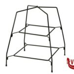 melamina MIRIAM STAND  ACCIAIO VERNICIATO  PER VASSOI QUADRI  CM 37,5X37,5 H 44,9 ILSA