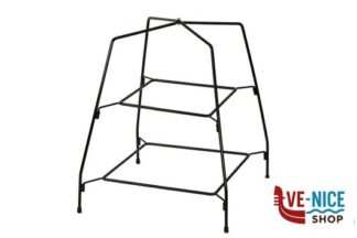 melamina MIRIAM STAND  ACCIAIO VERNICIATO  PER VASSOI QUADRI  CM 37,5X37,5 H 44,9 ILSA
