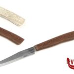 acciaio EFFETTO LEGNO-SET 6 COLTELLI BISTECCA ASSORTITI MOGANO-SBIANCATO COLTELLERIE INOX BONOMI