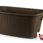 igiene e pulizia ELEGANCE CESTA PORTABIANCHERIA COLORI ASSORTITI CM.38X58X28 STEFANPLAST