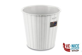 contenitori ELEGANCE CESTINO GETTACARTE 28X26,5H LT 10 BIANCO 29700 STEFANPLAST