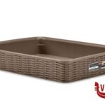 altri accessori ELEGANCE CESTINO-L-35,5X26X6H TORTORA 30951 STEFANPLAST