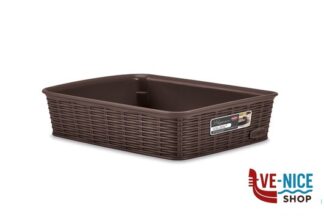 altri accessori ELEGANCE CESTINO-M-25X19X6H MOKA 30932 STEFANPLAST