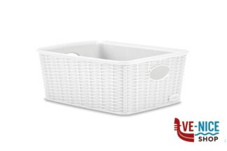 altri accessori ELEGANCE CESTINO-MH-25X19X10H BIANCO 30970 STEFANPLAST