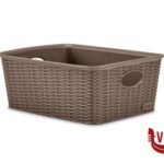 altri accessori ELEGANCE CESTINO-MH-25X19X10H TORTORA 30971 STEFANPLAST