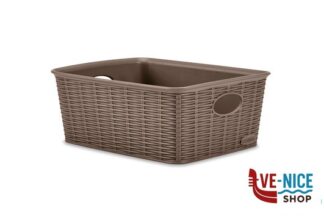 altri accessori ELEGANCE CESTINO-MH-25X19X10H TORTORA 30971 STEFANPLAST