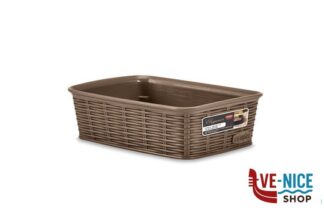 altri accessori ELEGANCE CESTINO-S-20X14X6H TORTORA 30901 STEFANPLAST