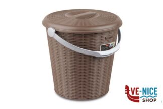 pattumiere ELEGANCE PATTUMIERA CON COPERCHIO CM 30X29,5H TORTORA STEFANPLAST