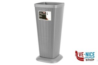 portaombrelli ELEGANCE PORTAOMBRELLI CM 25X25X57H STONE GREY STEFANPLAST