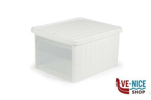 altri accessori ELEGANCE SCATOLA BIANCA CON APERTURA CM.29X39X21H 30001 STEFANPLAST