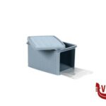 altri accessori ELEGANCE SCATOLA AZZURRO CON APERTURA  CM.19X29X16H 30023 STEFANPLAST