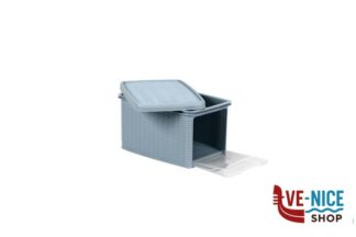 altri accessori ELEGANCE SCATOLA AZZURRO CON APERTURA  CM.19X29X16H 30023 STEFANPLAST