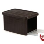 altri accessori ELEGANCE SCATOLA MOKA CON APERTURA  CM.19X29X16H 30021 STEFANPLAST