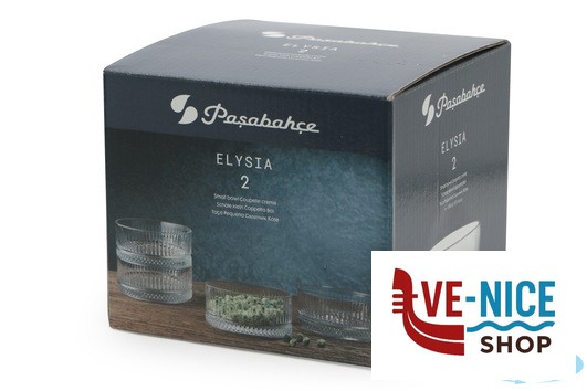 vetro/opale ELYSIA - CONFEZIONE 2 COPPETTE TONDE CL51,5 530042 PASABAHCE - immagine 4