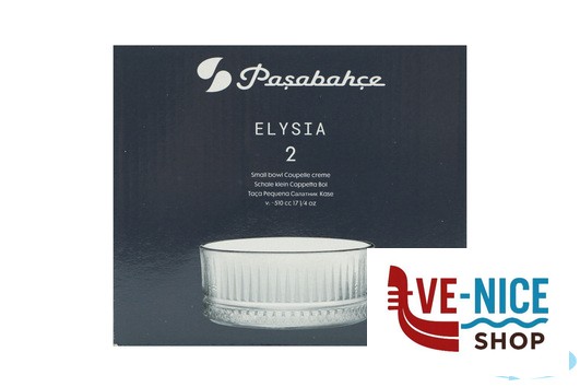 vetro/opale ELYSIA - CONFEZIONE 2 COPPETTE TONDE CL51,5 530042 PASABAHCE - immagine 5