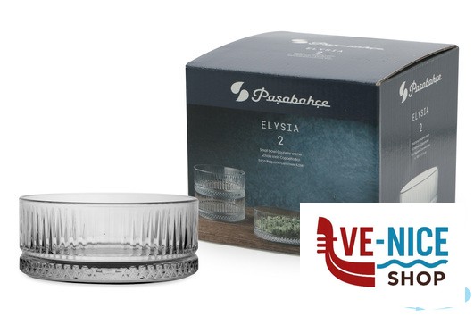 vetro/opale ELYSIA - CONFEZIONE 2 COPPETTE TONDE CL51,5 530042 PASABAHCE - immagine 3