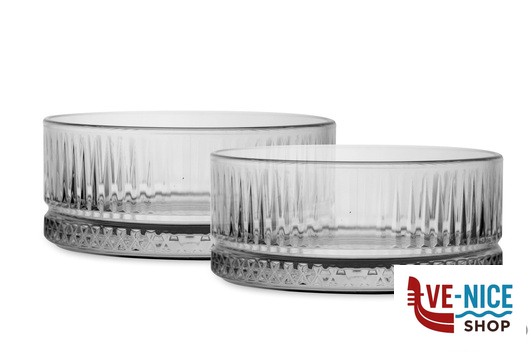 vetro/opale ELYSIA - CONFEZIONE 2 COPPETTE TONDE CL51,5 530042 PASABAHCE