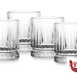 vetro ELYSIA - CONFEZIONE 4 BICCHIERI WHISKY CL 21 PASABAHCE