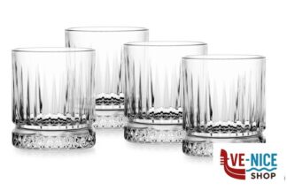 vetro ELYSIA - CONFEZIONE 4 BICCHIERI WHISKY CL 21 PASABAHCE