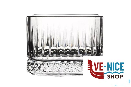 ciotolina ELYSIA - CONFEZIONE 4 COPPETTE QUADRATE IMPILABILI CL 23,5 CM 8 H.6,2 PASABAHCE - immagine 2