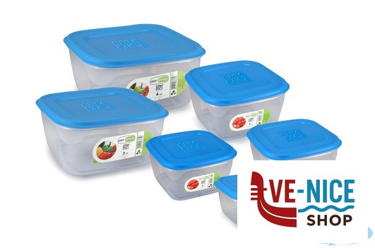 plastica ERMETICI BLU-CONTENITORE QUADRATO L.2,0-6465104-6465258 GIOSTYLE LIFESTYLE SPA - immagine 4