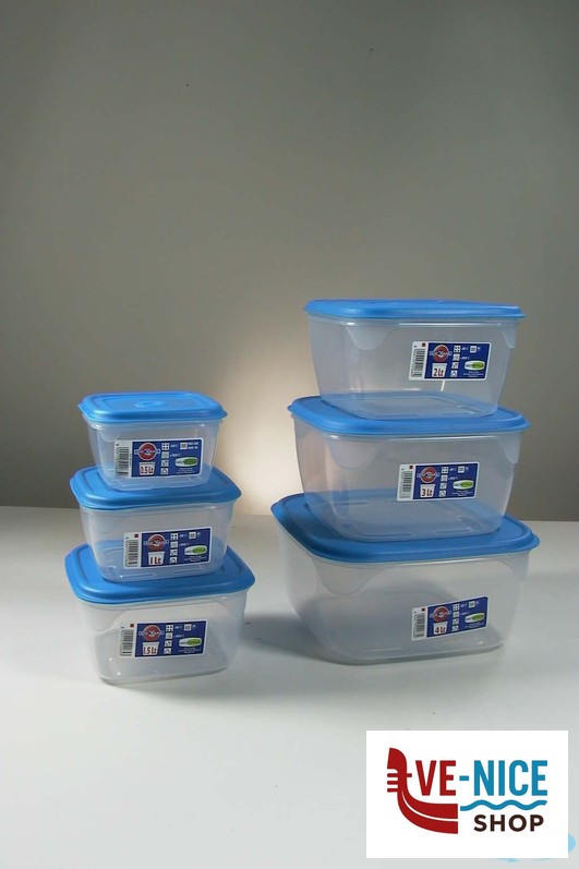 plastica ERMETICI BLU-CONTENITORE QUADRATO L.4,0- GIOSTYLE LIFESTYLE SPA - immagine 3