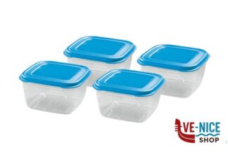 0 ERMETICI BLU-SET 4 CONT.QUA.0,25 6465100-6465254 GIOSTYLE LIFESTYLE SPA