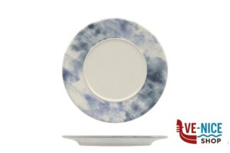 porcellana ESTORIL - PIATTO PIANO CON FALDA CM 17 MESA CERAMICS LDA