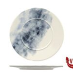 porcellana ESTORIL - PIATTO PIANO CON FALDA CM 22 MESA CERAMICS LDA