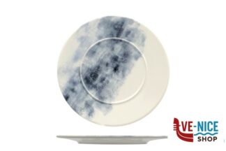 porcellana ESTORIL - PIATTO PIANO CON FALDA CM 22 MESA CERAMICS LDA