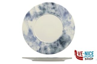 porcellana ESTORIL - PIATTO PIANO CON FALDA CM 28,7 MESA CERAMICS LDA