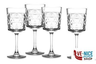 calici vino ESTRELLA - CONFEZIONE 4 CALICI VINO BIANCO CL 33 H.CM 20,5 PASABAHCE