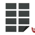 altri SET DA 8 ETICHETTE LAVAGNE ADESIVE RETTANGOLARI NERE CM 8,5X5 CS-RECT-8 SECURIT