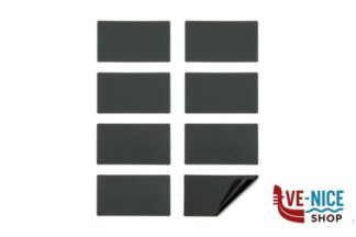 altri SET DA 8 ETICHETTE LAVAGNE ADESIVE RETTANGOLARI NERE CM 8,5X5 CS-RECT-8 SECURIT