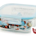 vetro EVER FRESH-CONTENITORE QUADRO 1200ML CM.17,5X17,5X6,4 IN VETRO BOROSILICATO IMPORT CUCINA