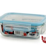 EVER FRESH-CONTENITORE RETTANGOLARE 640ML CM.17X12,4X5,3 IN VETRO BOROSILICATO IMPORT CUCINA vetro 1 pezzi