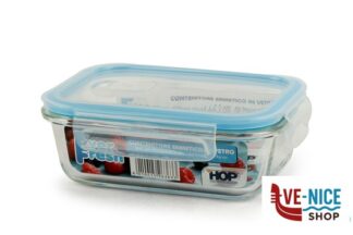 vetro EVER FRESH-CONTENITORE RETTANGOLARE 640ML CM.17X12,4X5,3 IN VETRO BOROSILICATO IMPORT CUCINA