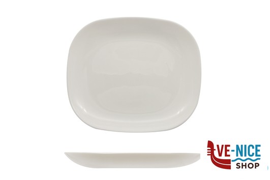 vetro/opale EVOLUTION SOLUTIONS-CONFEZIONE 6 PIATTI SNACK CM.21,5X19 L2808 ARC INTERNATIONAL FRANCE