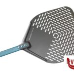 cucina EVOLUZIONE-PALA PIZZA ALLUMINIO FORATA CM 36X36 MANICO CM 150 E-37RF GI METAL