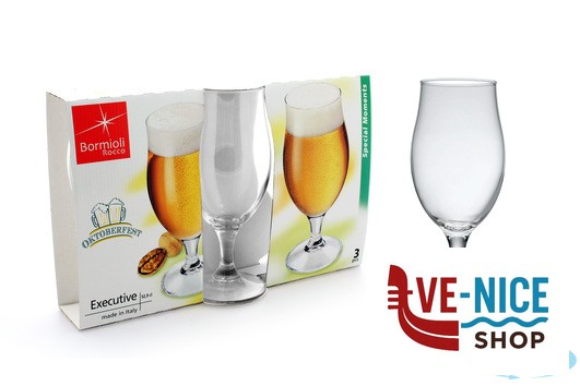vetro EXECUTIVE CONFEZIONE 3 CALICI BIRRA CL 53 BORMIOLI ROCCO - immagine 4