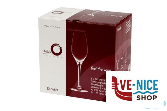 vetro cristallino EXQUISIT -CALICE VINI FRIZZANTI CL. 26,5 STOLZLE LAUSITZ GMBH - immagine 3