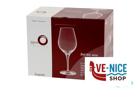 vetro cristallino EXQUISIT - CALICE VINI ROSSI CL. 48 1470001 STOLZLE LAUSITZ GMBH - immagine 3