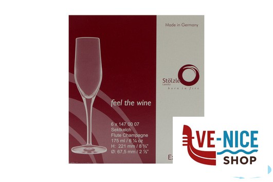 vetro cristallino EXQUISIT - FLUTE CHAMPAGNE CL. 17,5 STOLZLE LAUSITZ GMBH - immagine 4