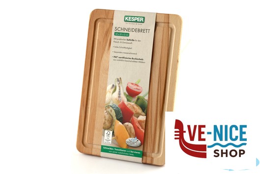 taglieri/mattarelli FAGGIO-TAGLIERE RETTANGOLARE CM 32X21XH.2 CON SCANALATURA KESPER F.ANTON GMBH - immagine 4