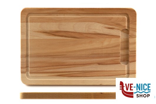 taglieri/mattarelli FAGGIO-TAGLIERE RETTANGOLARE CM 32X21XH.2 CON SCANALATURA KESPER F.ANTON GMBH