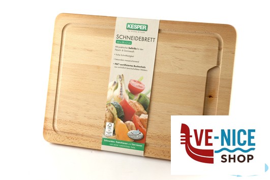 taglieri/mattarelli FAGGIO-TAGLIERE RETTANGOLARE CM 40X28XH.2 CON SCANALATURA KESPER F.ANTON GMBH - immagine 3