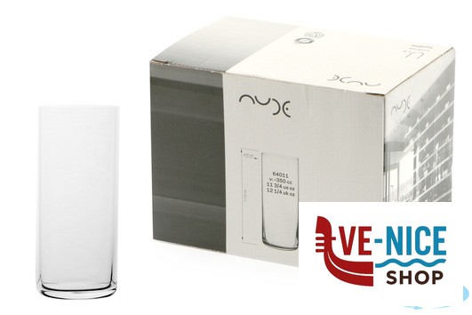 vetro FINESSE-CONFEZIONE 6 BICCHIERI LONG DRINK CL.35 NUDE 64011 PASABAHCE - immagine 3