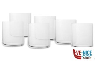 vetro FINESSE-SAVAGE CONFEZIONE 6 BICCHIERI DOF WHISKY CL.39 NUDE 64010 PASABAHCE